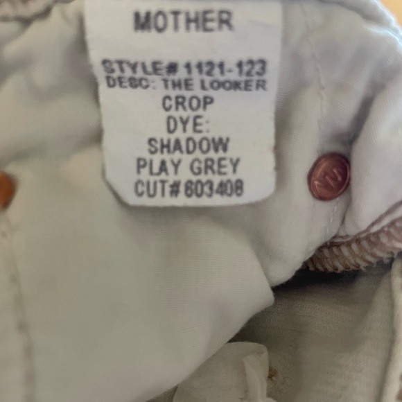 MOTHER corduroy looker cream skinny pant 27 Someone Else’s Fairytale Cord Jean - Picture 8 of 9